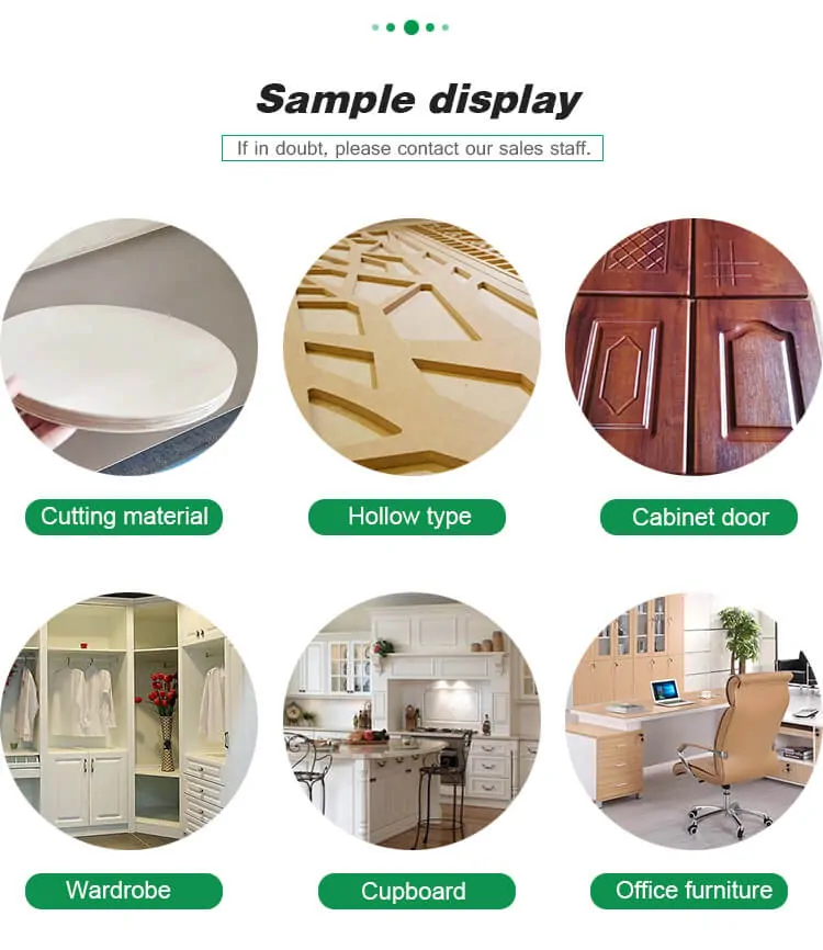 Four-process CNC router for furniture/cabinet making